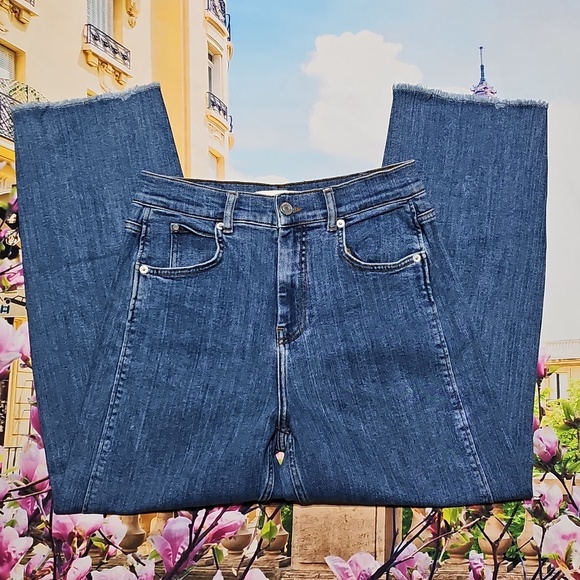 Whistles Denim - Whistles Raw Hem High Rise Jeans‎ Size 28